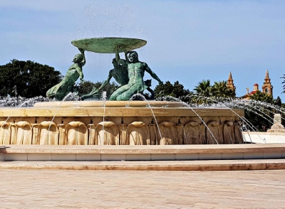 Triton Fountain, Valletta